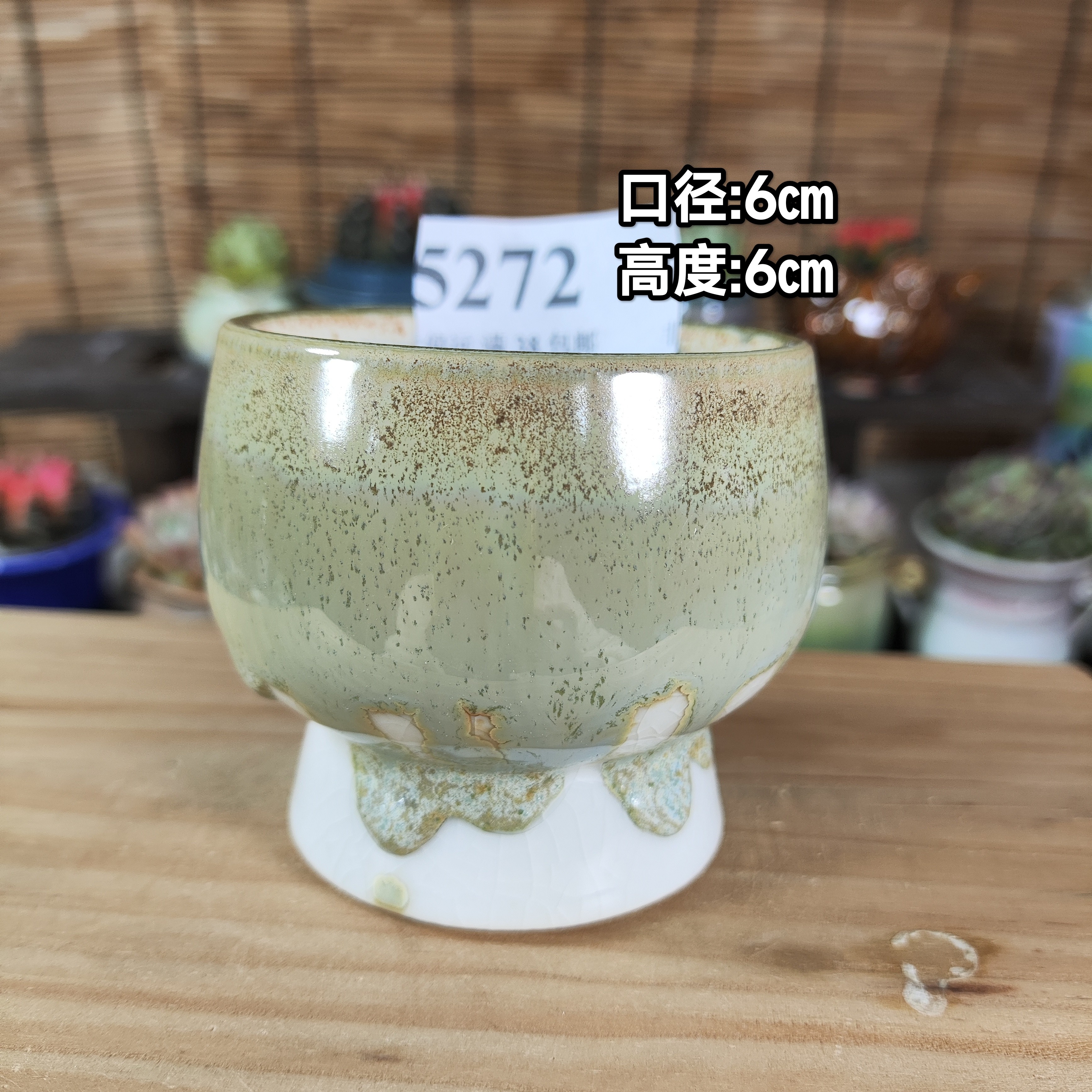 手工创意多肉花盆摆件迷你多肉花盆景德镇纯手工制做
