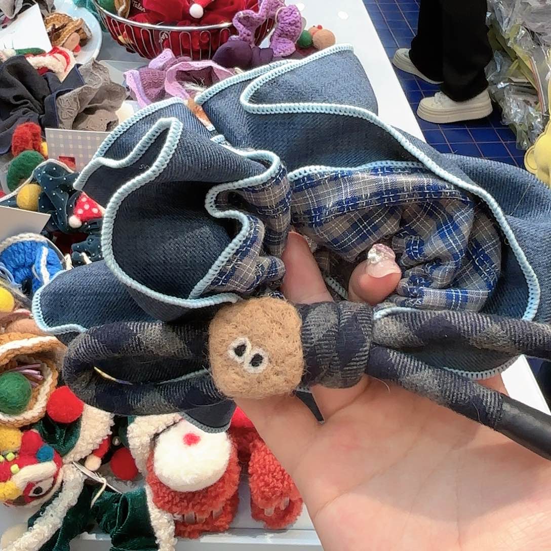 皮质铁合金发饰发夹