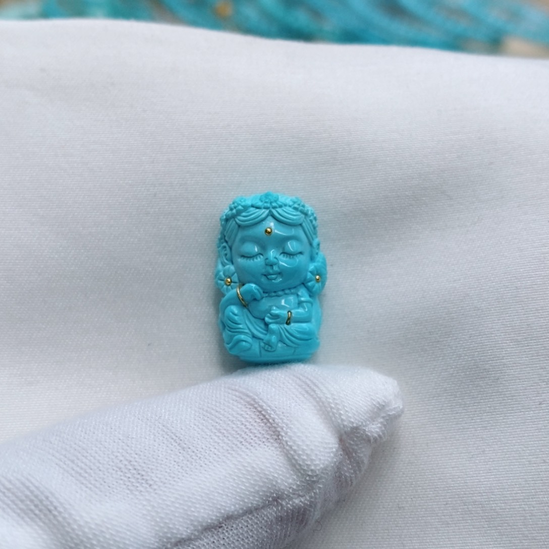 绿松石珠宝奇石未镶嵌