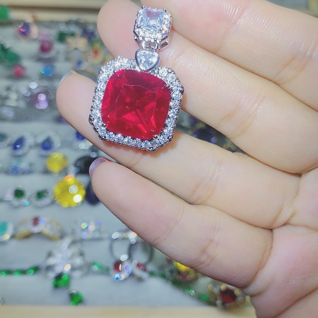 【闪购商品】托帕石耳饰银S925镶嵌