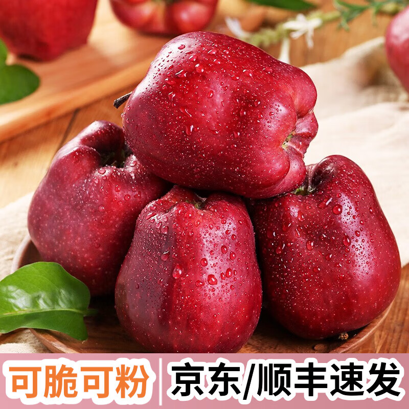 【顺丰包邮】甘肃天水花牛苹果粉面红蛇大果 老人小孩新鲜苹果水果 