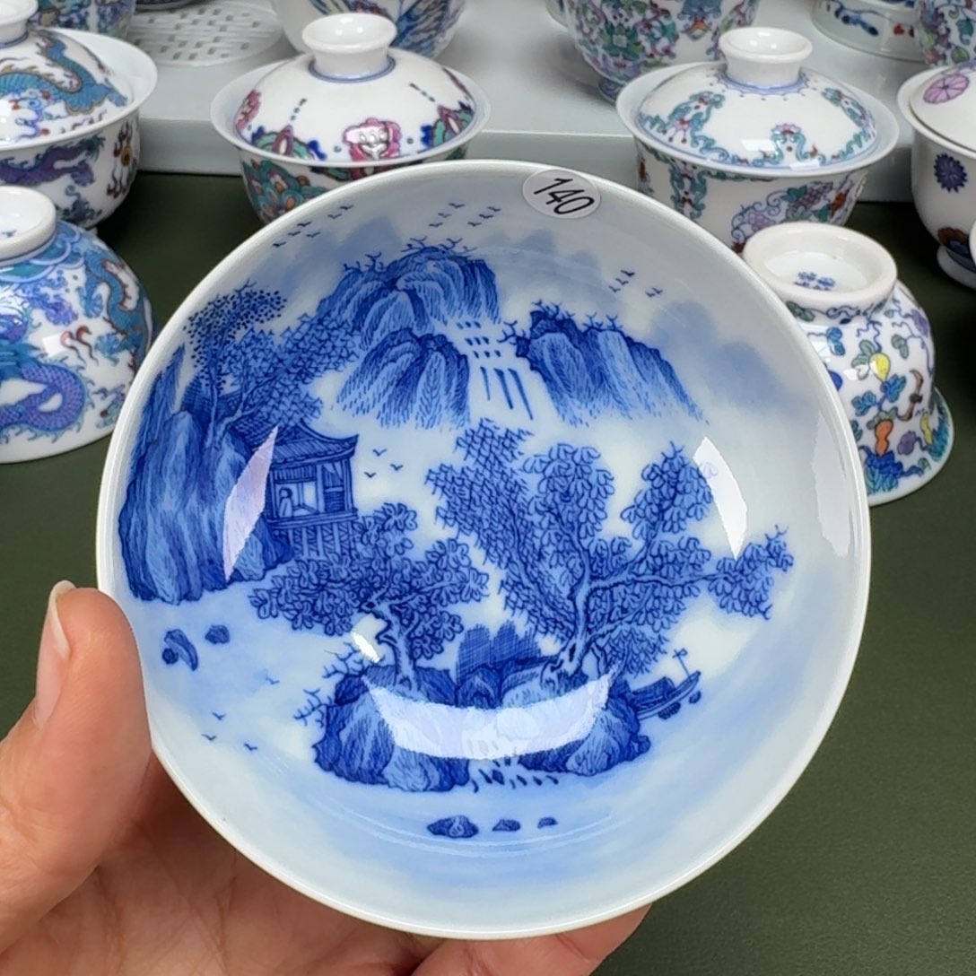 沙沙手工手绘茶具140