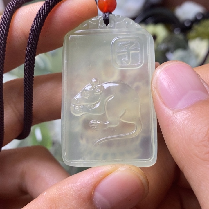 岫玉天然岫玉挂件未镶嵌