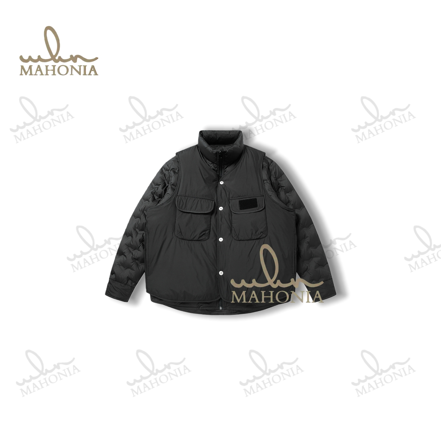 26868骁航私服90白鹅绒两件套夹克外套轻薄鹅绒马甲组合冬季