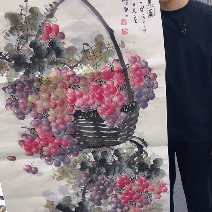 国画纯手绘字画宣纸