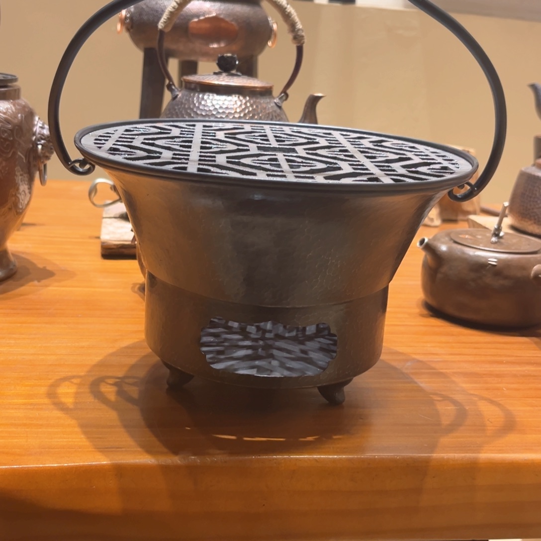 复古24提梁炉子香手工锻打工艺