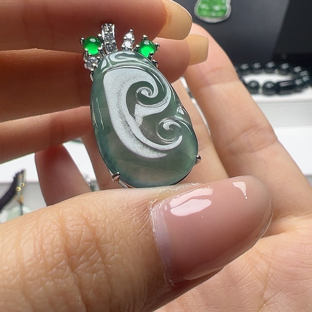 翡翠未镶嵌颈饰翡翠自选