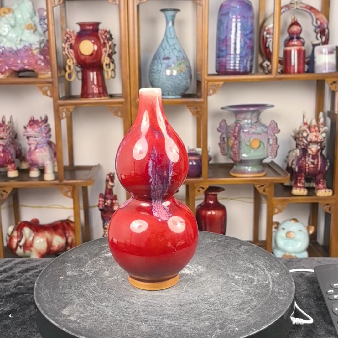 摆件钧瓷摆件神后镇钧瓷
