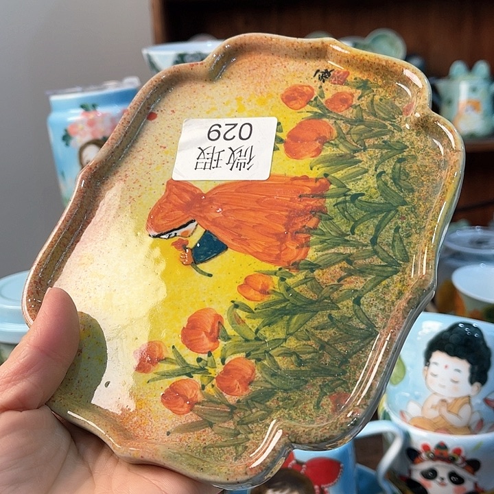 陶景德镇釉下手绘陶瓷