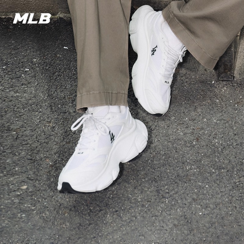 MLB官方 张凌赫同款老爹鞋潮流厚底男女跑步鞋25秋冬新M25NSHWD1