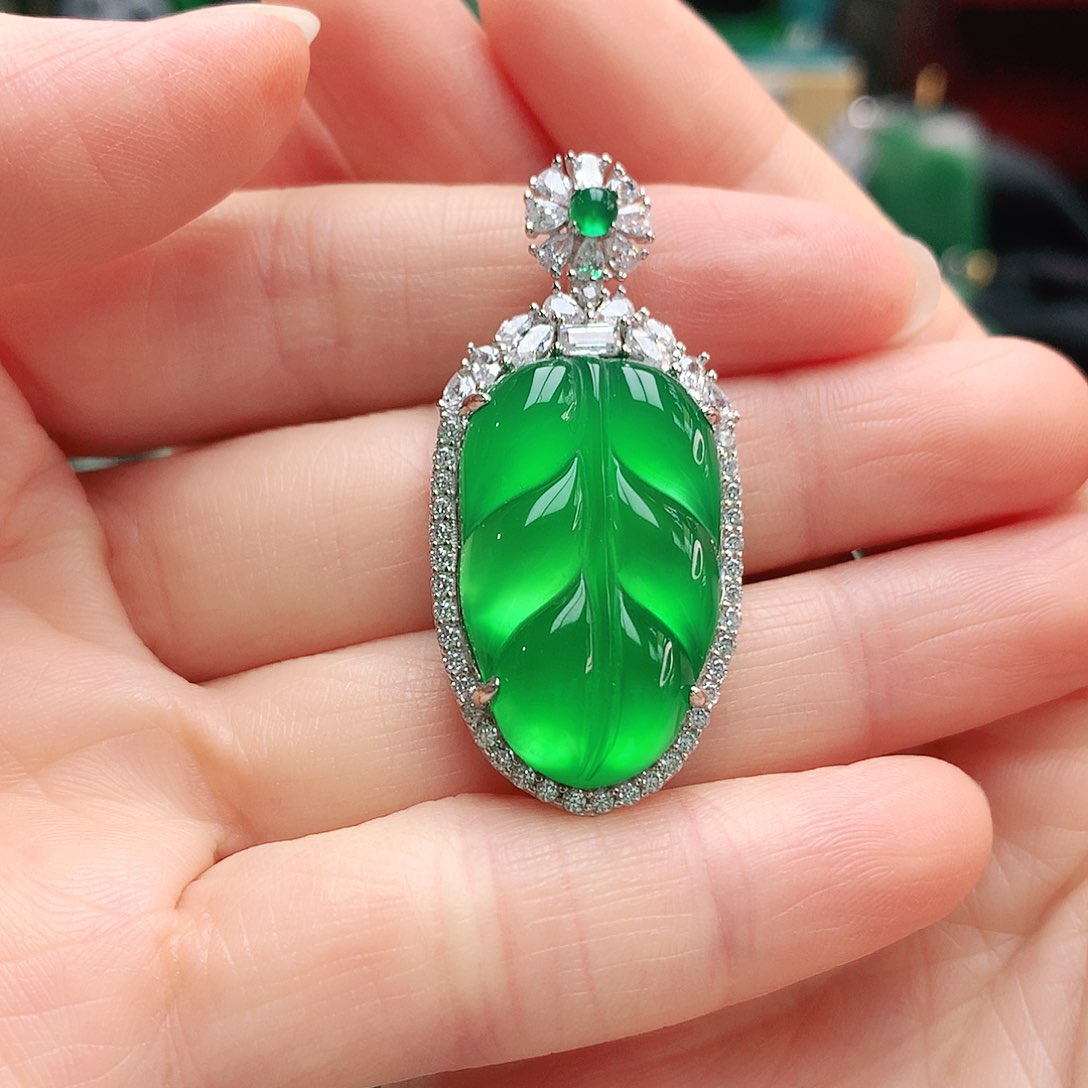 玛瑙/玉髓吊坠银S925镶嵌