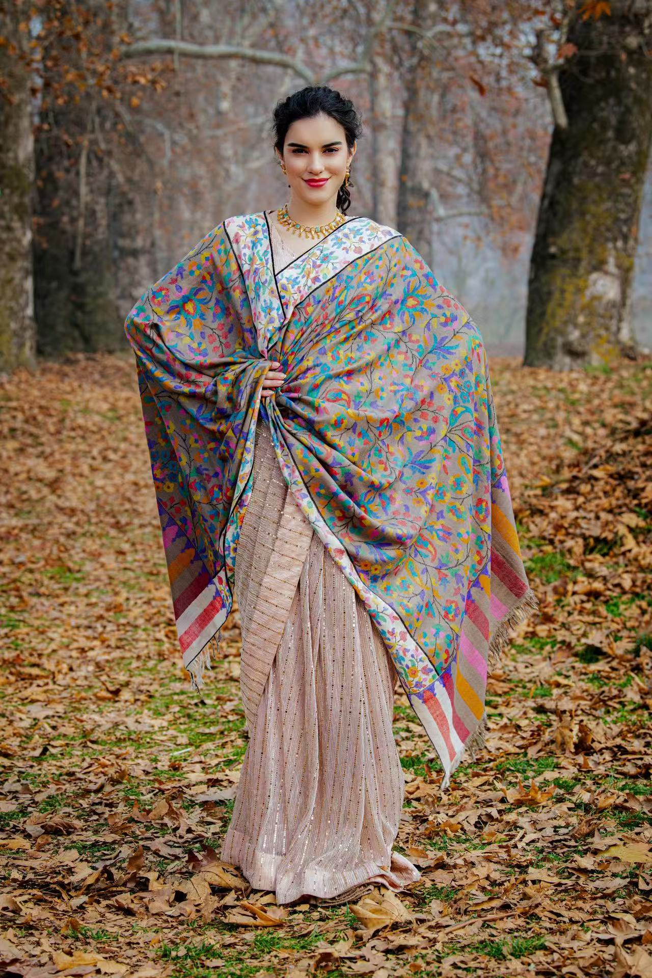 2#Pashmina克什米尔围巾披肩