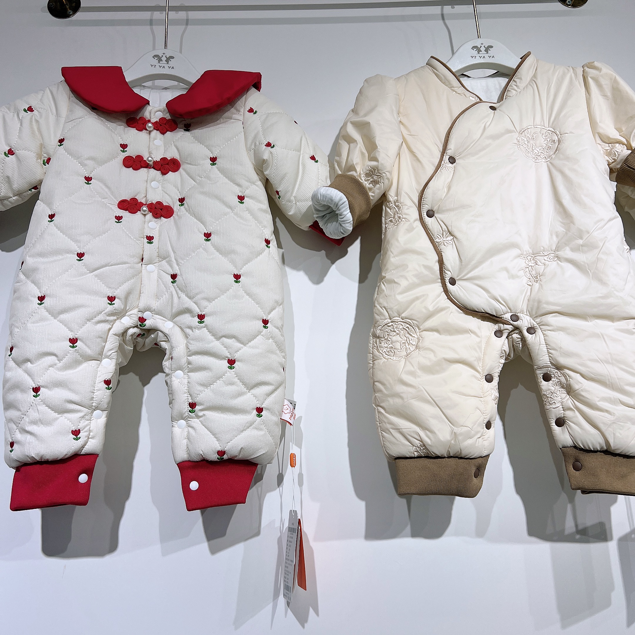 【茉纸】婴儿绗棉连体衣66-90码