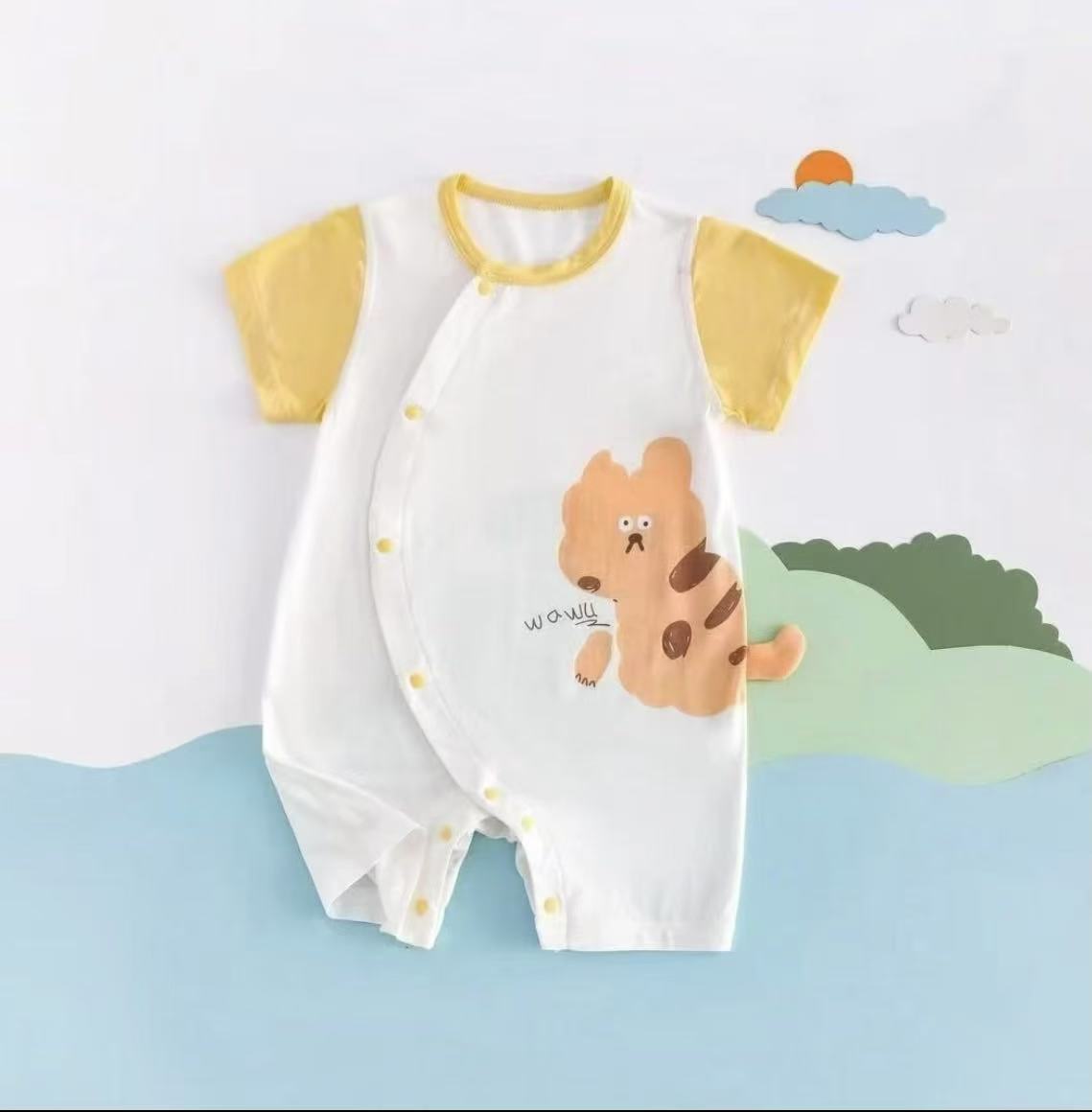 宝宝四季哈衣（直播间展示为准）扣号链接、默认瑕疵、完美者勿拍！