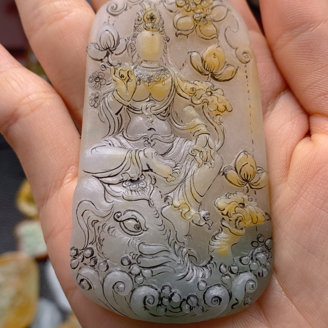 智***敦定制翡翠未镶嵌天然缅料a货翡翠