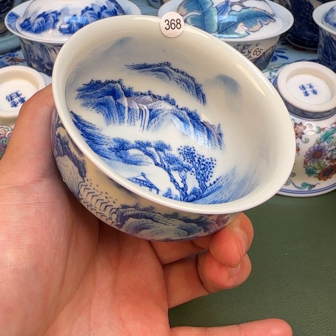 彦祖纯手工手绘茶具368