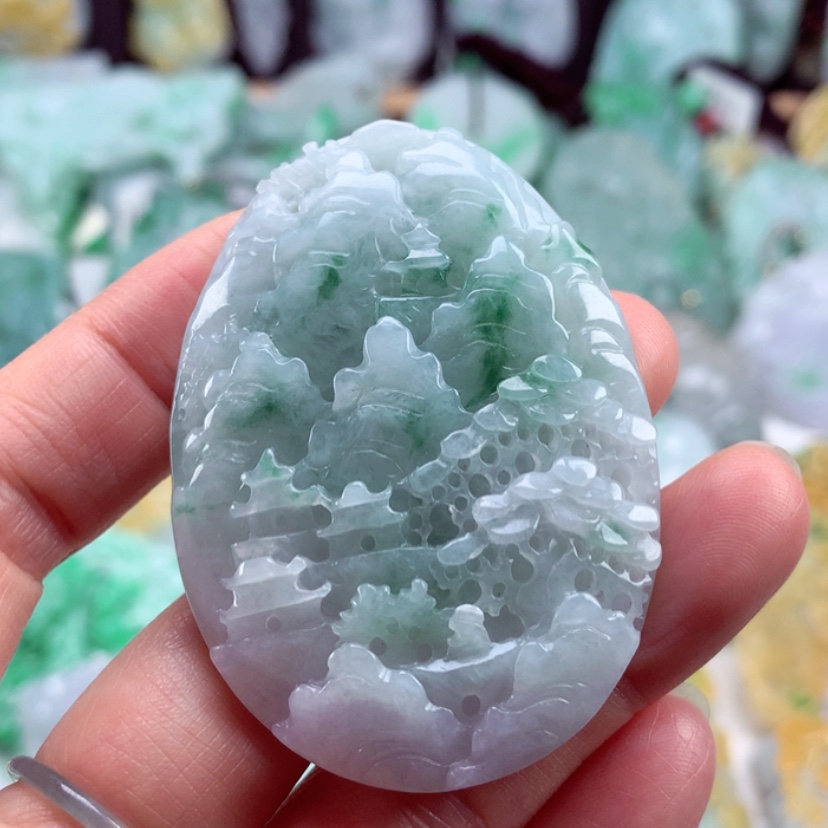 【闪购商品】翡翠吊坠(不含链)未镶嵌