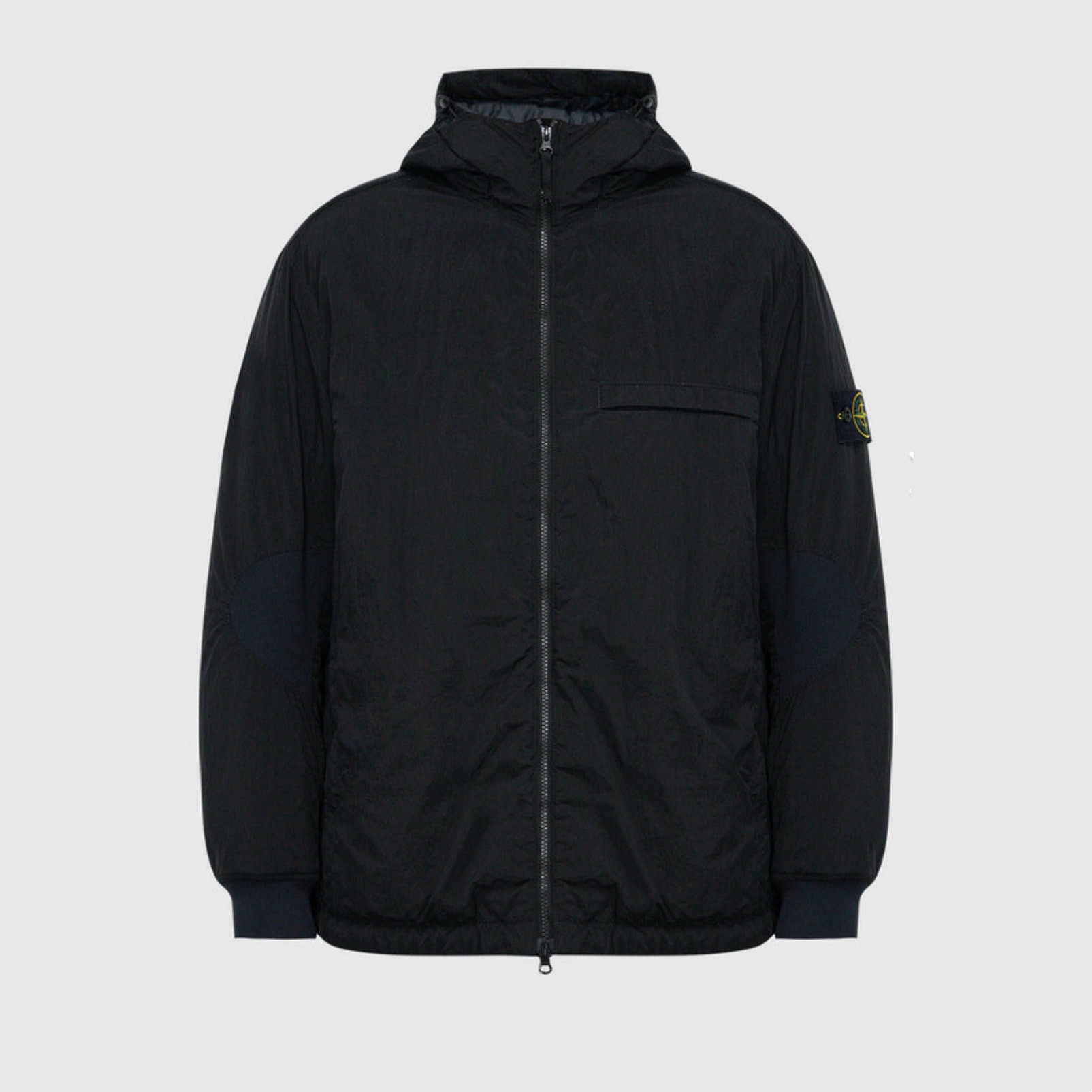 【断码特价】Stone Island石头岛 金属尼龙棉服冲锋衣 深蓝色