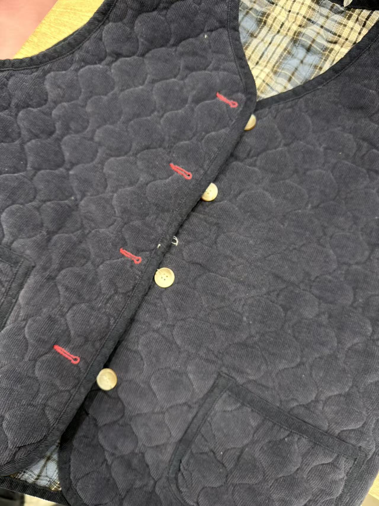 韩国正品不支持退换/OP/菱格棉马甲/1120/10/27