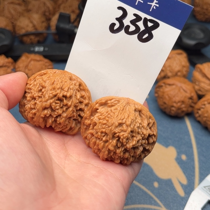 文玩核桃吊坠满天星 44精修 338