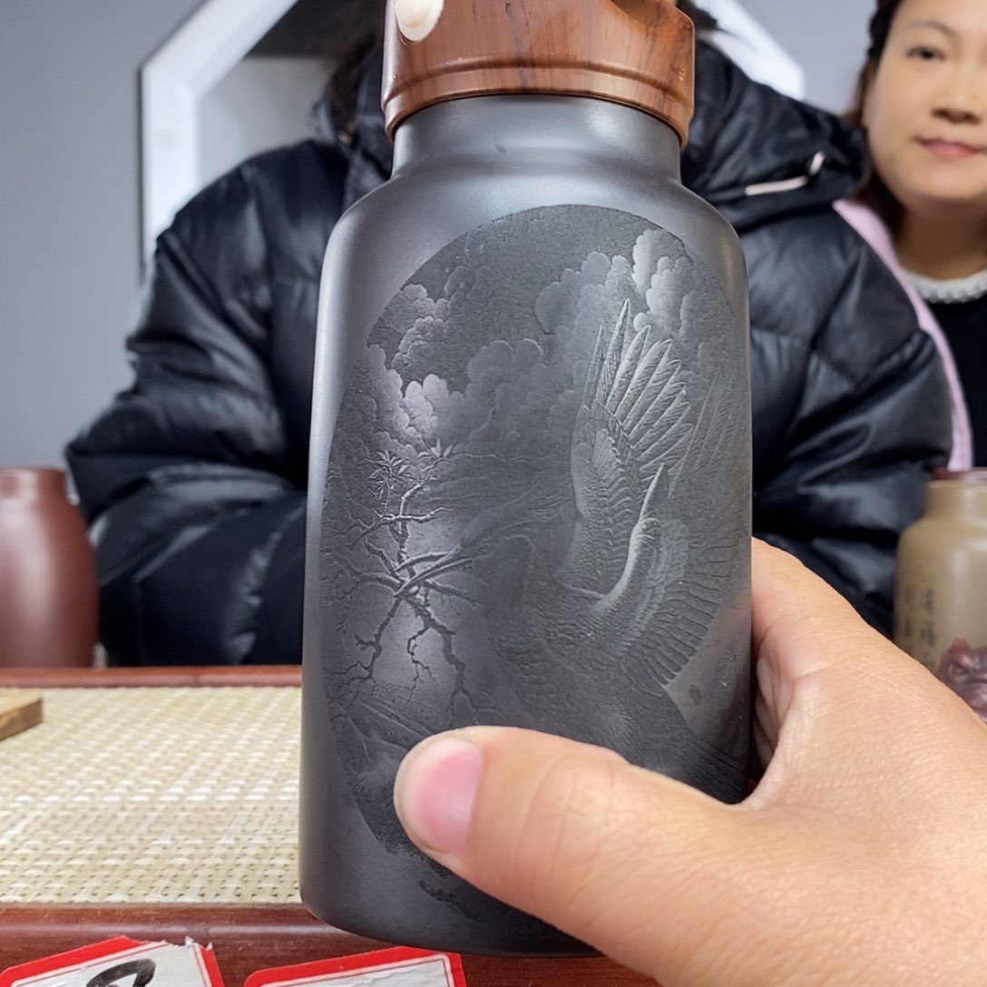紫砂茶杯宜兴紫砂保温杯