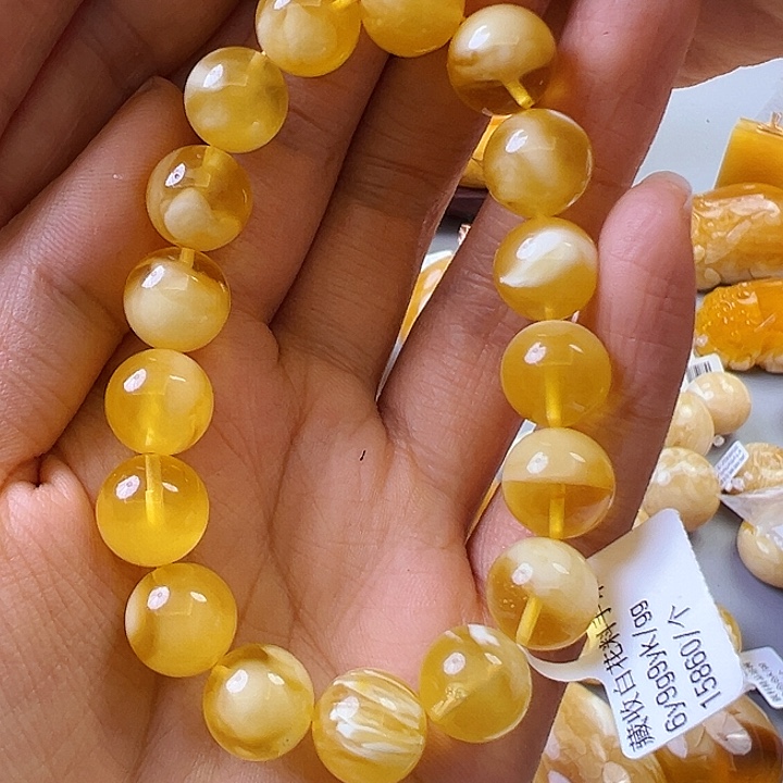 未镶嵌颈饰蜜蜡蜜蜡