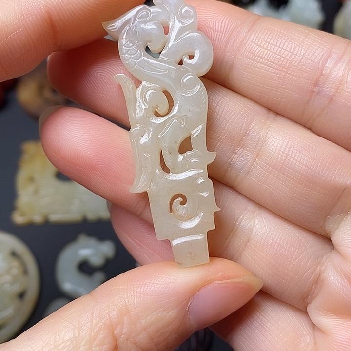路***间和田玉（糖玉）未镶嵌挂件
