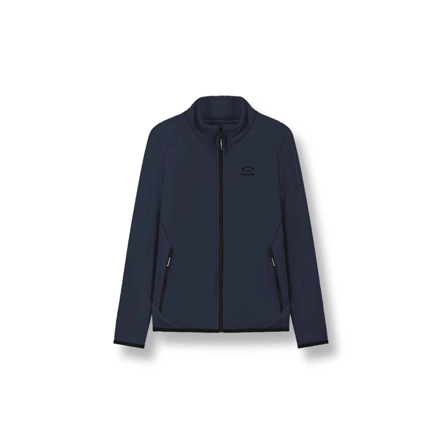 25年秋季新款时尚百搭摩登云感衣靛青色外套-199