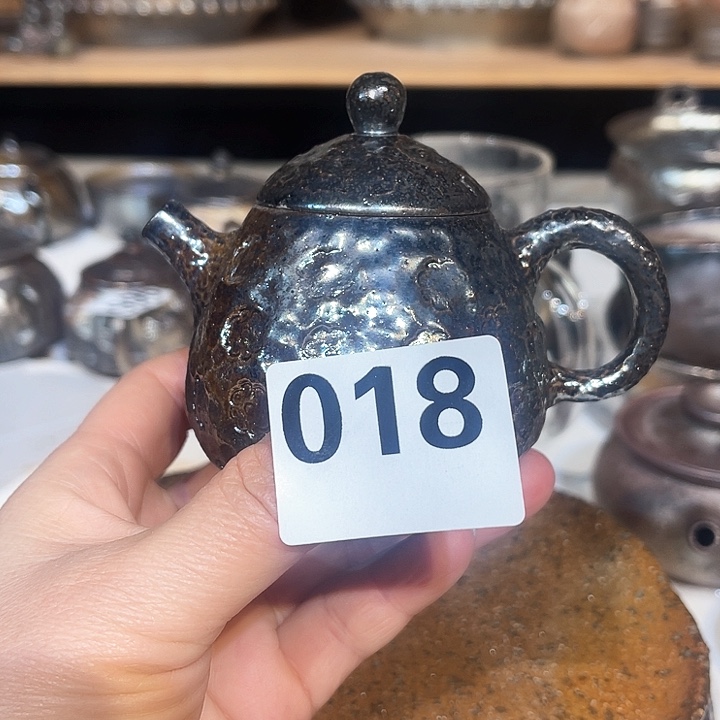 壶高温柴烧陶泥小壶