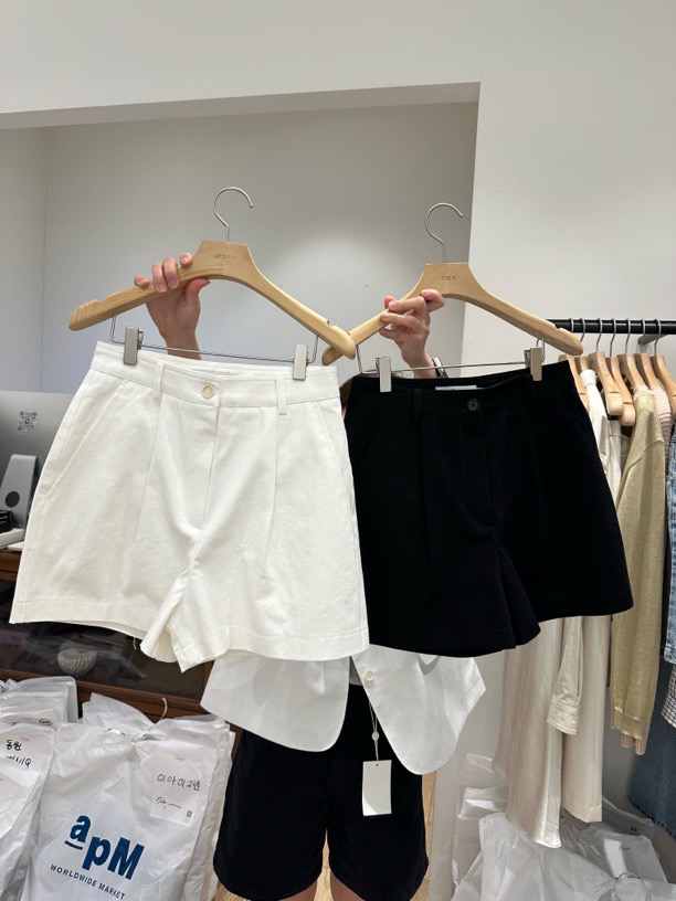 休闲夏季薄款磨毛透气慵懒风短裤ou