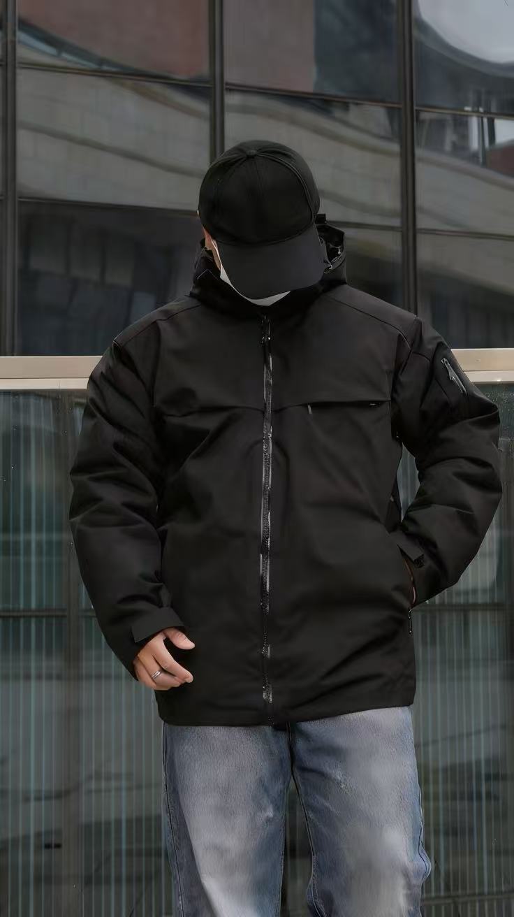 ARC买菜【有运费险】7天无理由详情问客服90白鹅连帽户外滑雪羽绒服