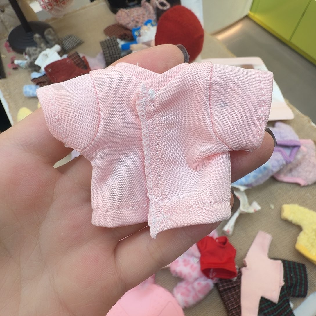 ****鱼瑕疵短袖嘎子穿的粉色