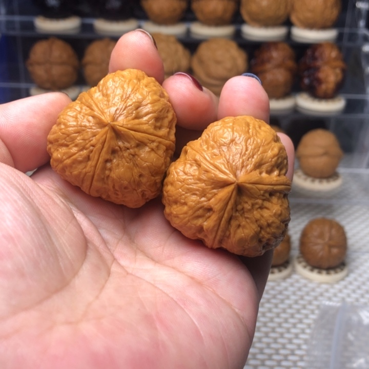 文玩核桃把件22预报三棱38