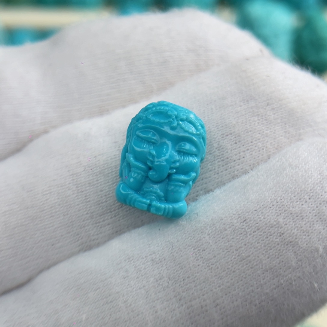 绿松石颈饰未镶嵌卡10-13.6-7.3