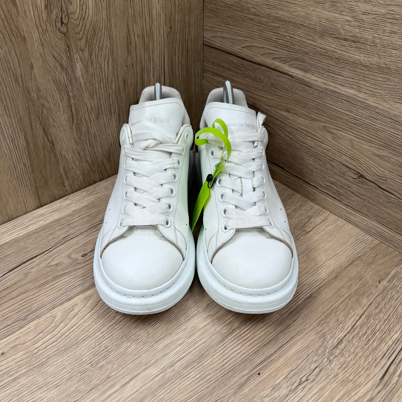Alexander McQueen 麦昆 白色厚底板鞋 41码/9新/无配件
