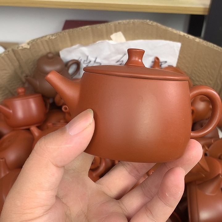 茶壶紫砂原矿朱泥茶壶茶具家用130