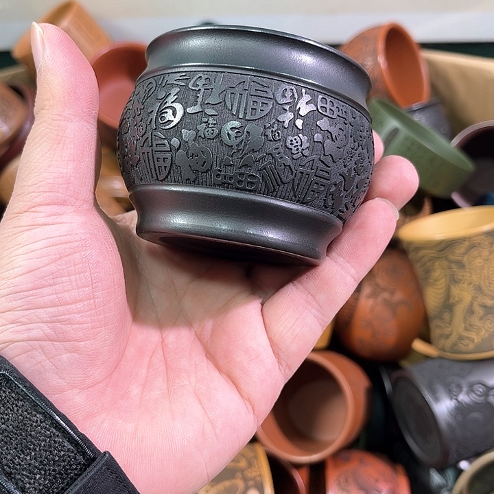 茶杯紫砂全手工紫砂主人杯