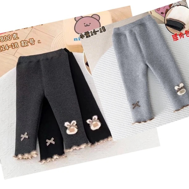 加绒加厚6603冬季保暖一体绒打底裤
