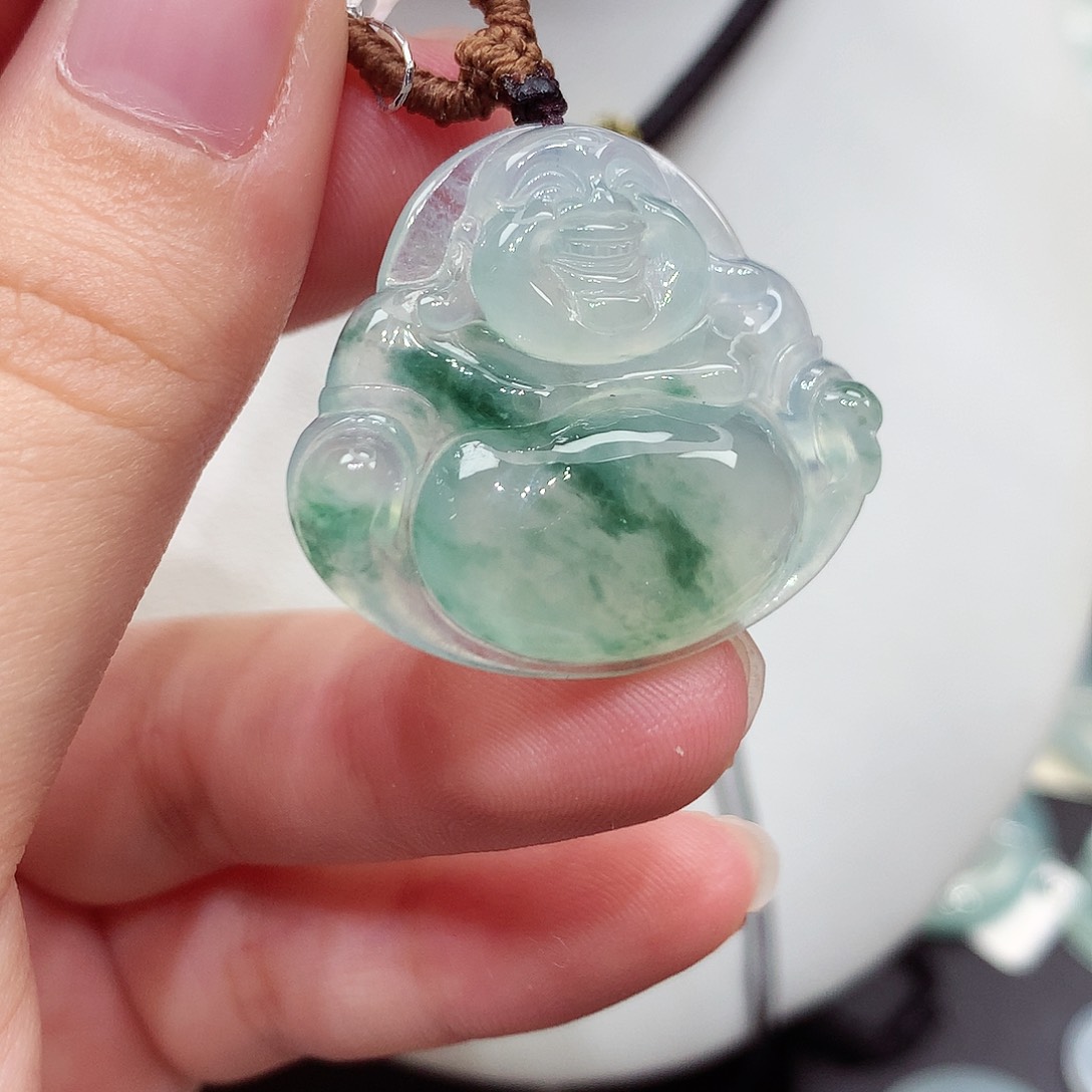 颈饰未镶嵌翡翠编号99，27/31/6.2