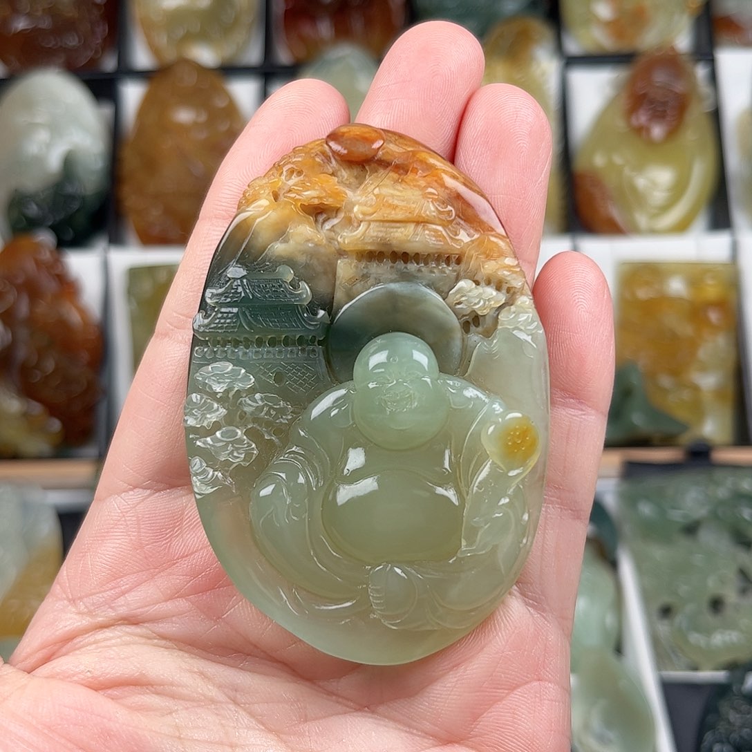 蛇纹石玉颈饰未镶嵌脉*