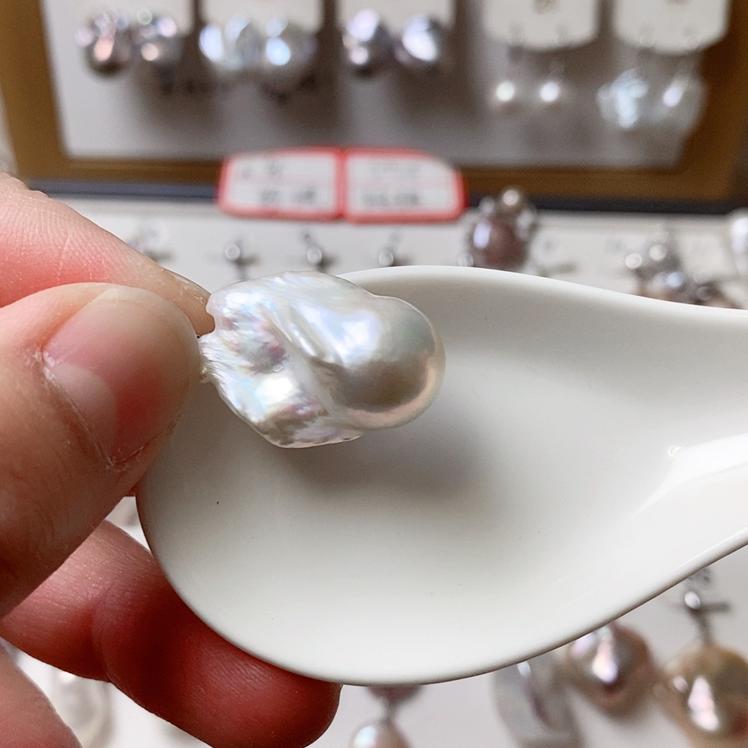 淡水珍珠颈饰银S925镶嵌