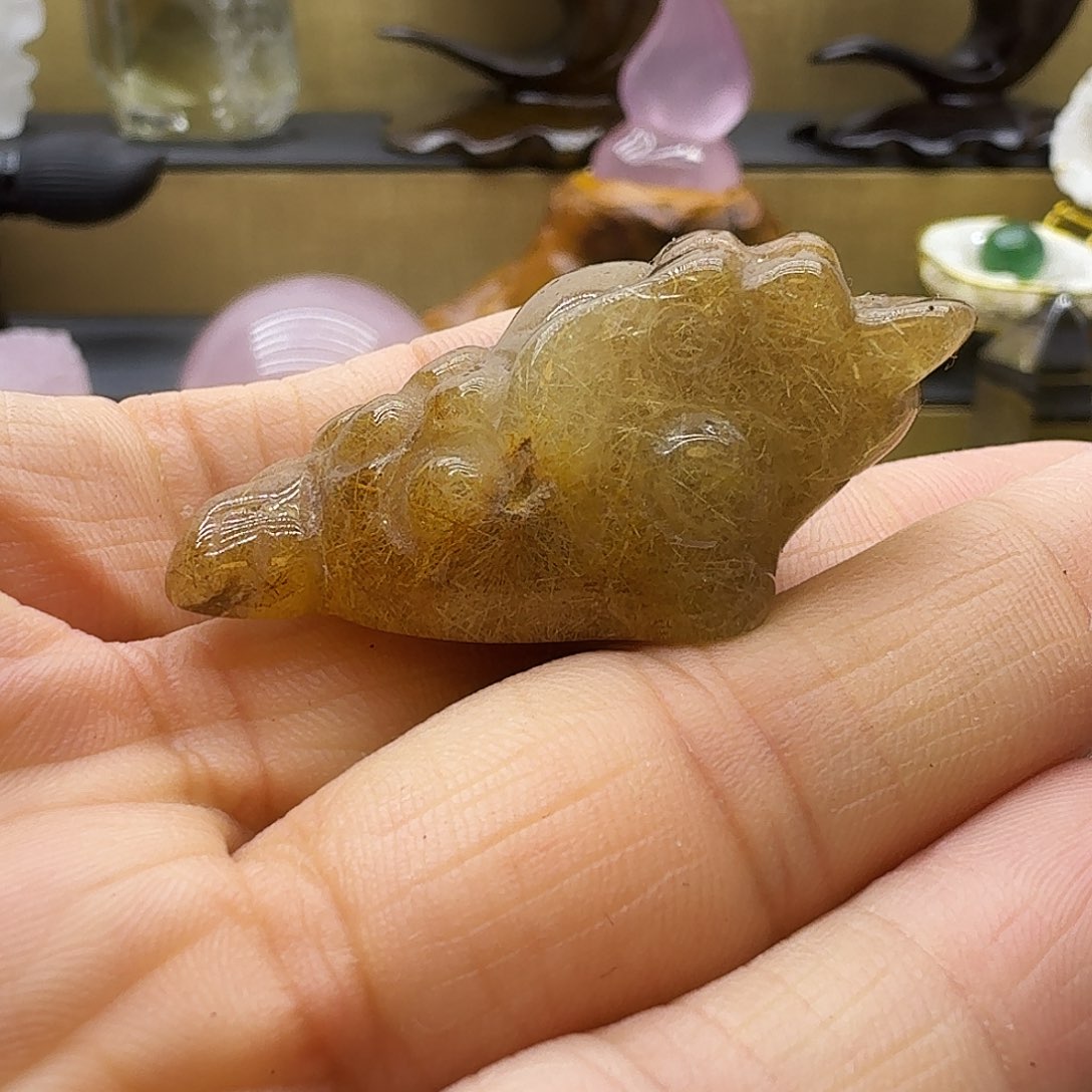 摆件未镶嵌水晶金蟾