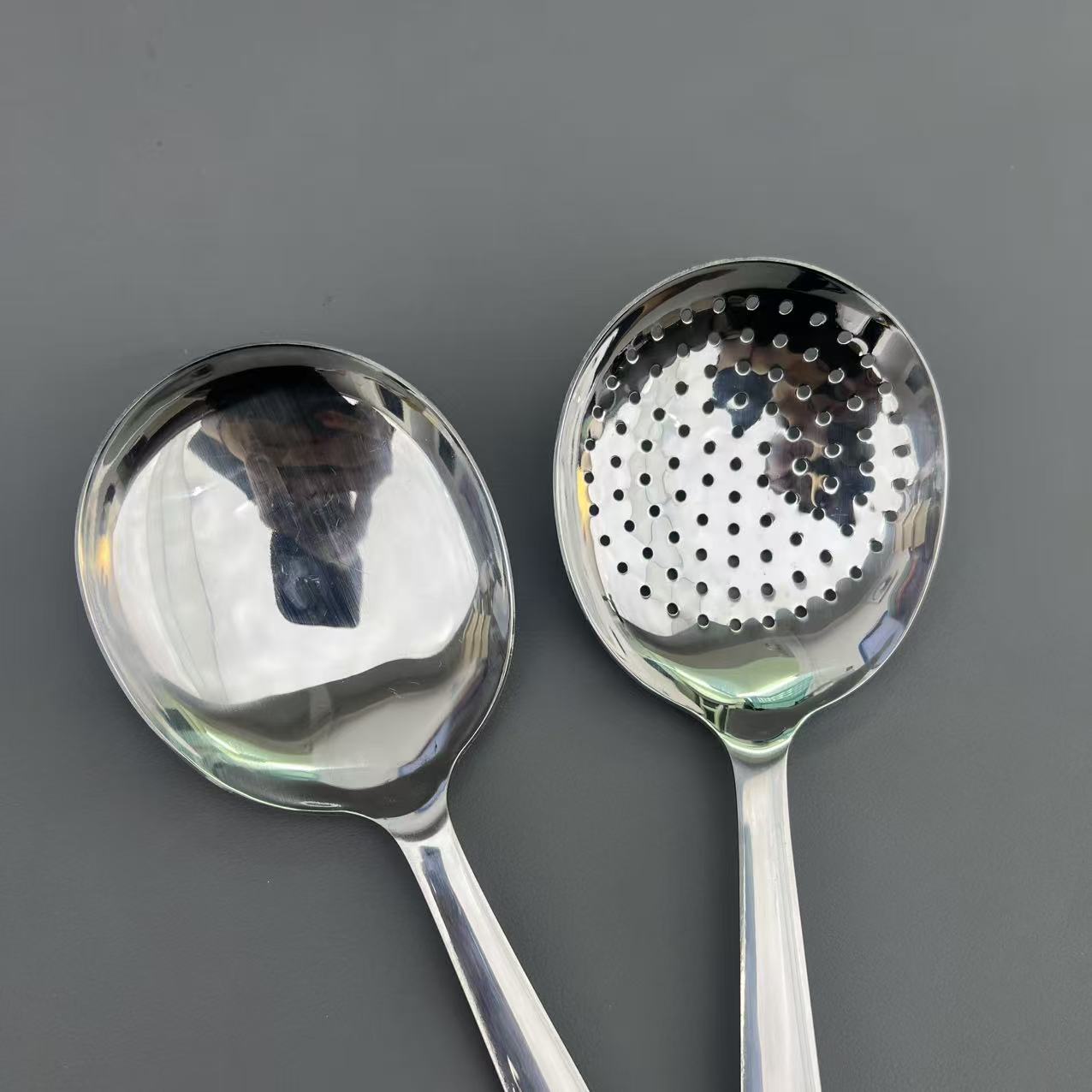 超精美鹅蛋汤勺漏勺两件套必备轻奢现代高级感简约【汤家限定】