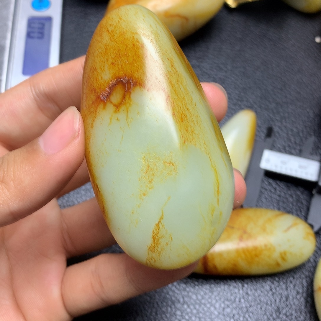 和田玉未镶嵌挂件八*