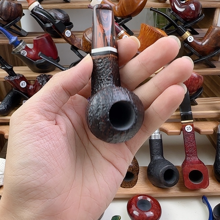 石楠木新手牛头白点烟斗