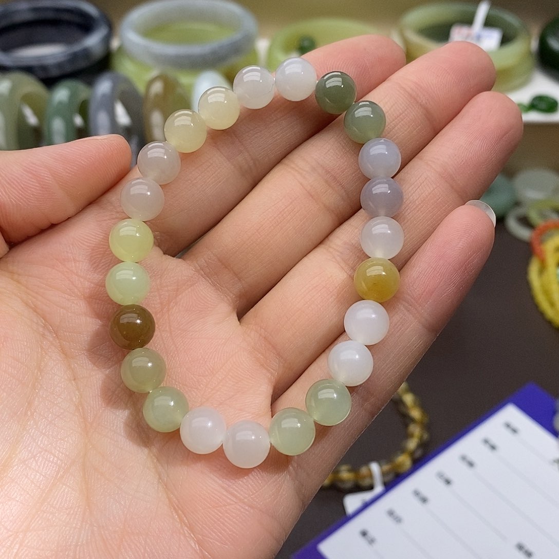 和田玉手链未镶嵌