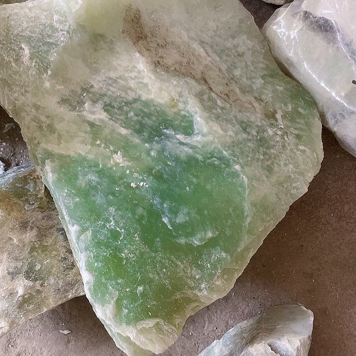 用***3蛇纹石玉未镶嵌原石