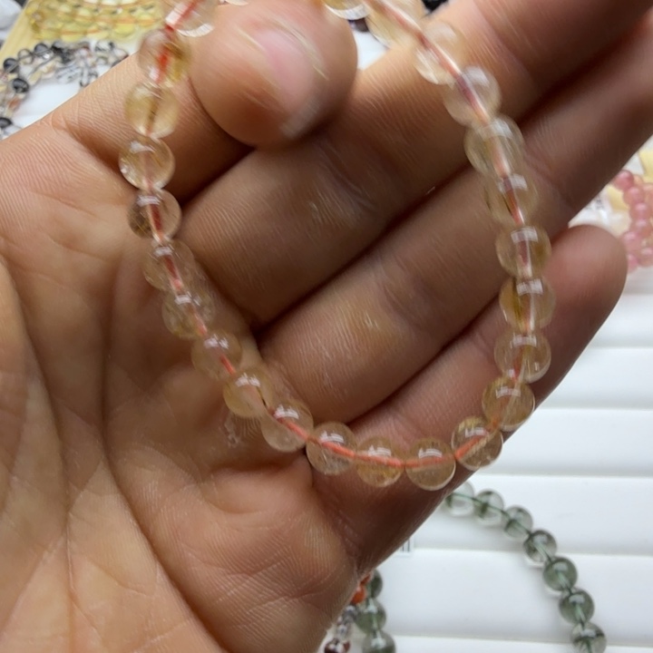 水晶手链未镶嵌天然