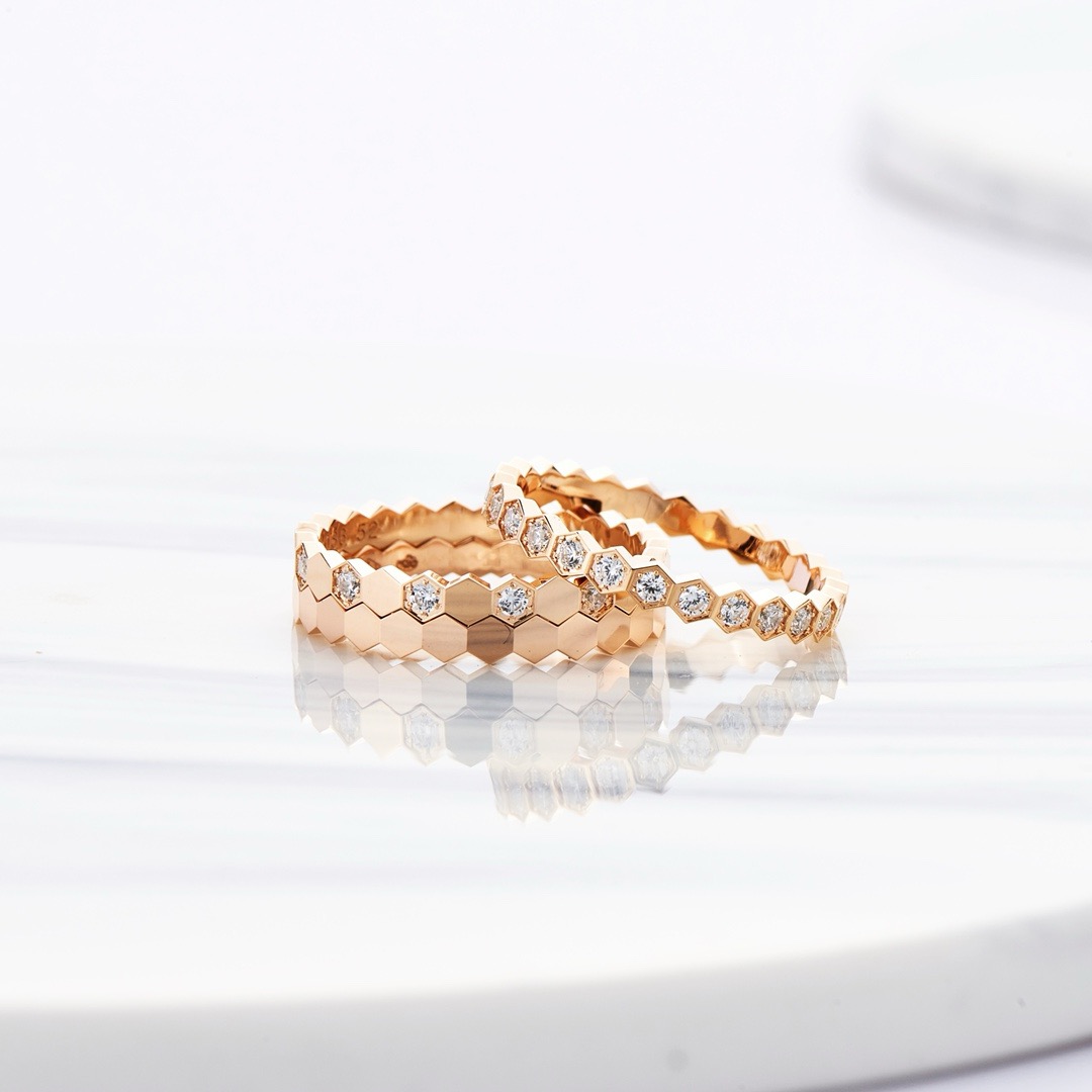 925银戒指 【蜂巢造型戒指】百搭高档时尚网红