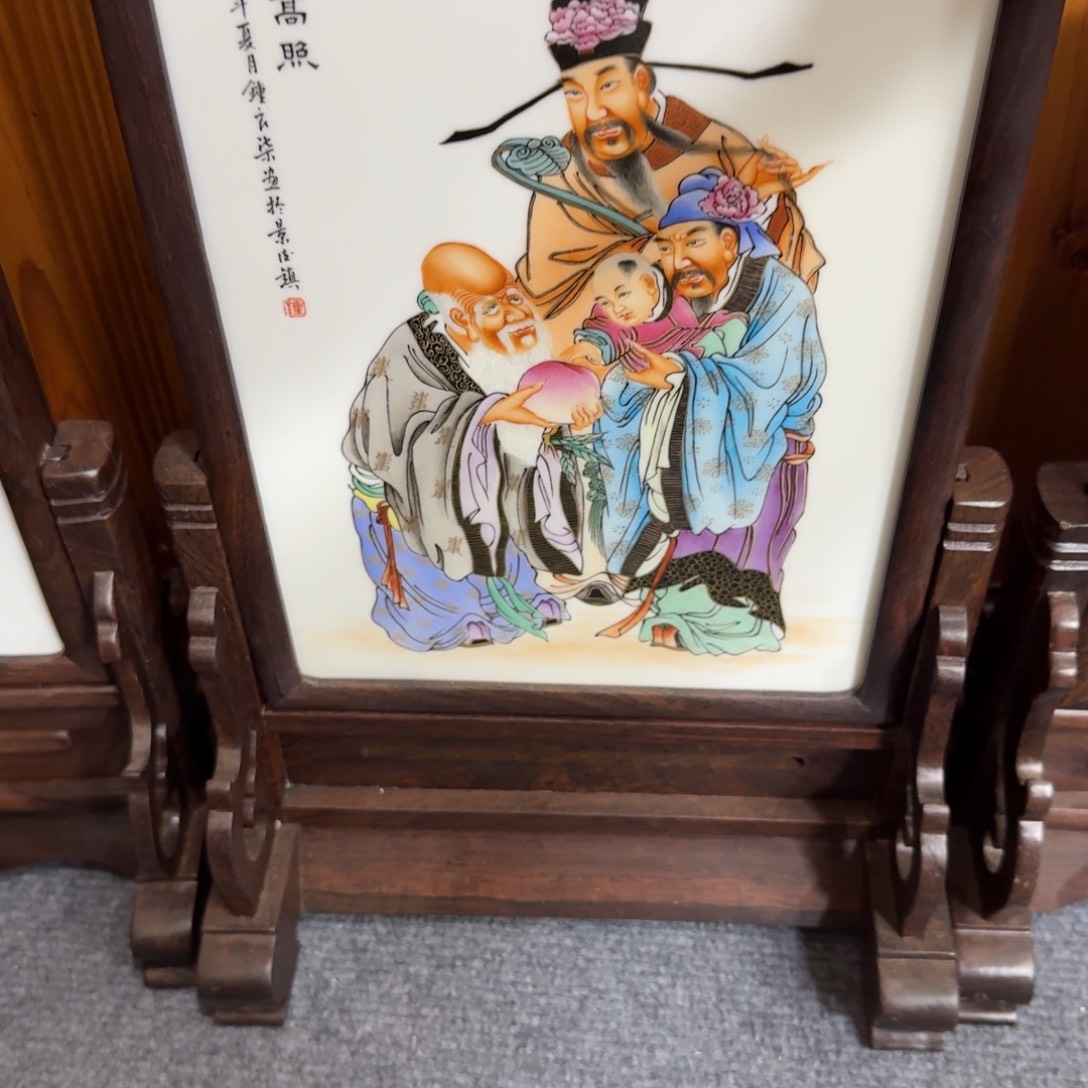 草***士全手工全手绘陶瓷